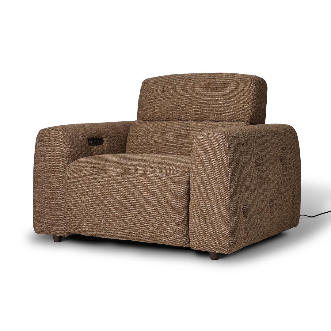 ELECTRIC RECLINING SOFA 1P/SUNSET GLOW