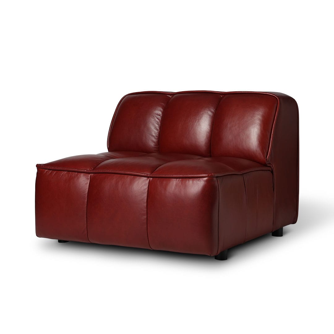MODULE LEATHER SOFA ARM LESS