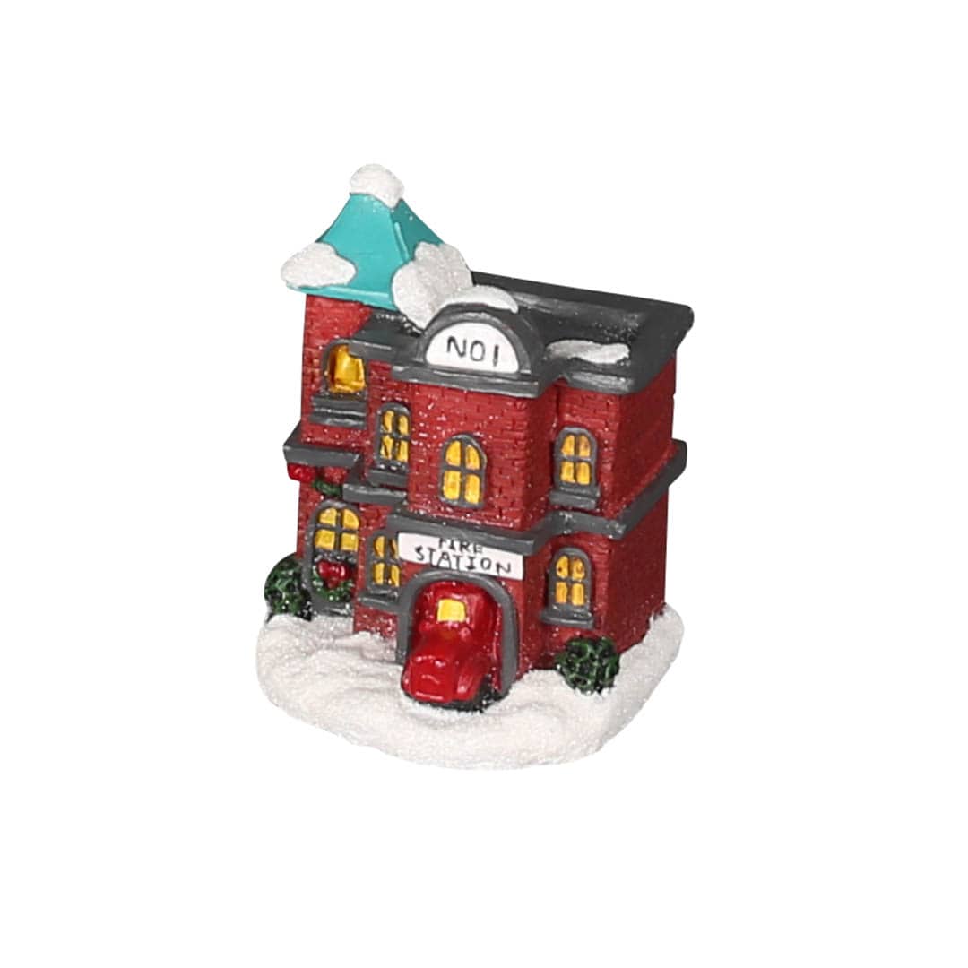 LED GLOW HOUSE FIRE STATION