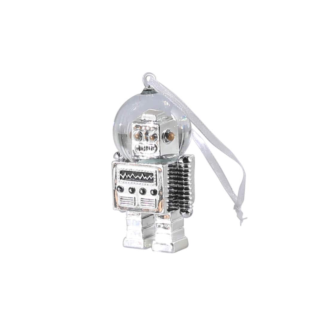 COSMOBOT ORNAMENT SILVER