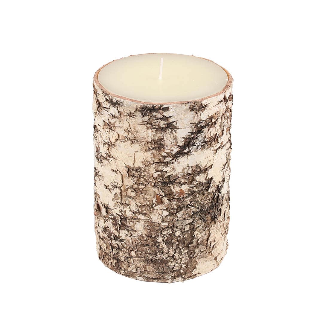 BIRCHWOOD LOG CANDLE M