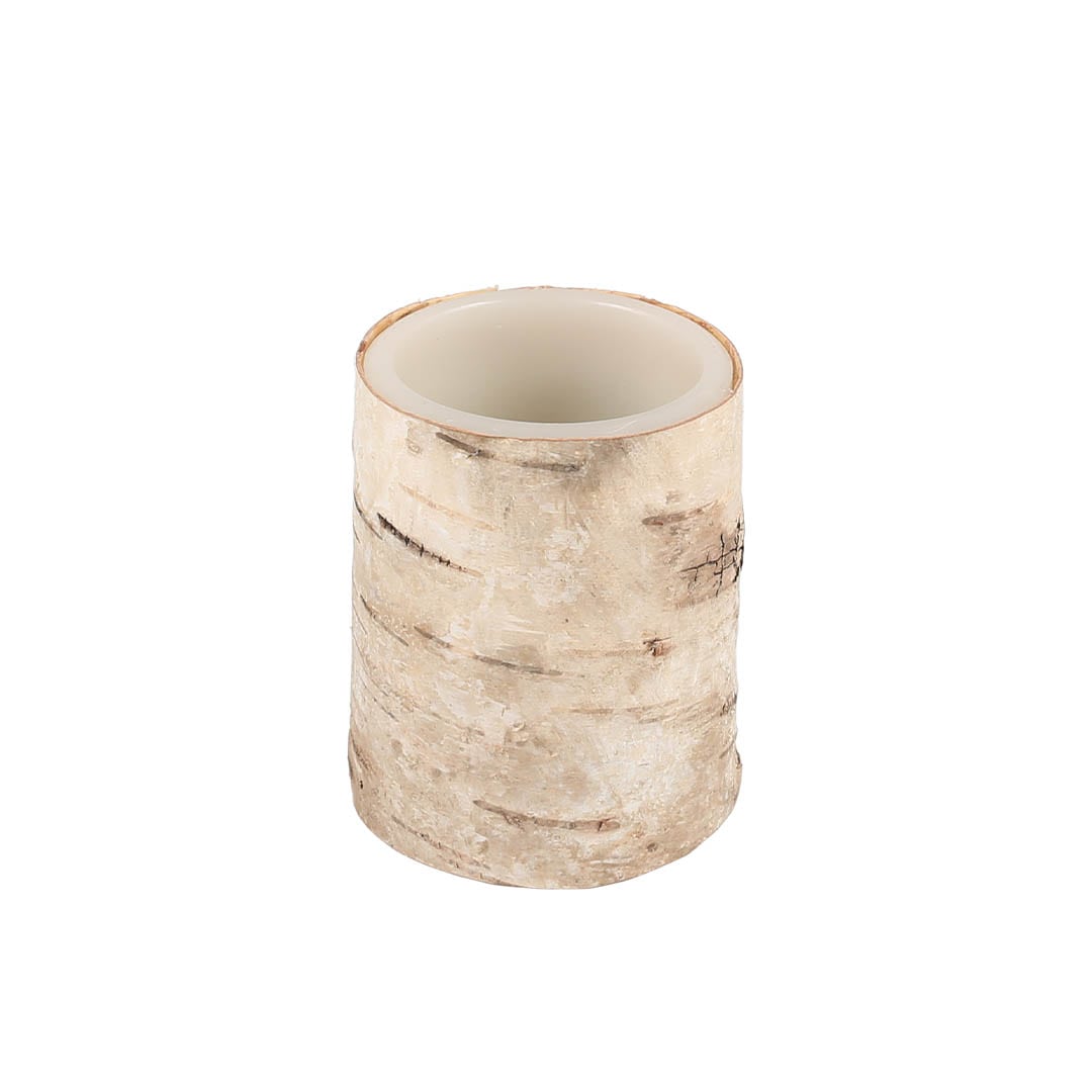 BIRCH WOOD LED CANDLE S