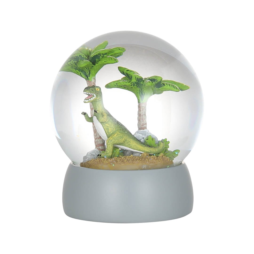 DINOSAUR SNOWGLOBE WITH LED