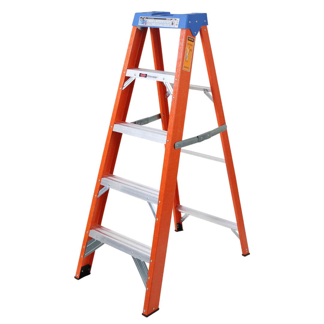 FIBER LADDER 5 STEPS ORANGE