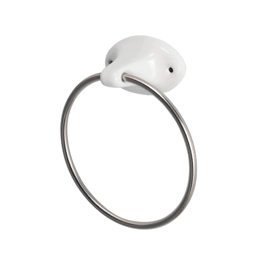 PORCELAIN TOWEL RING