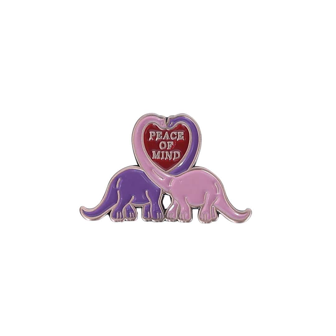 PINS PEACE OF MIND BRACHIOSAURUS