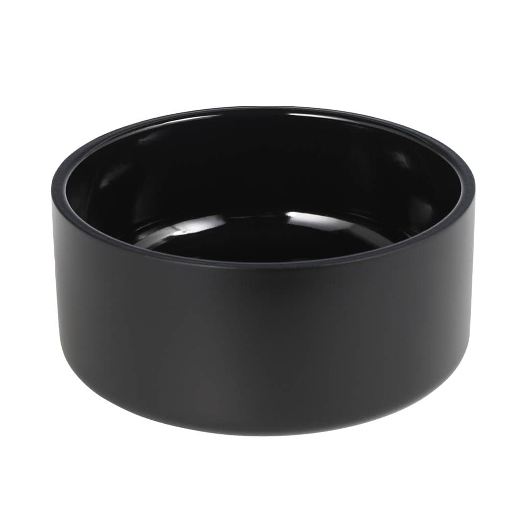 DOUBLE WALL DOG BOWL L BLACK