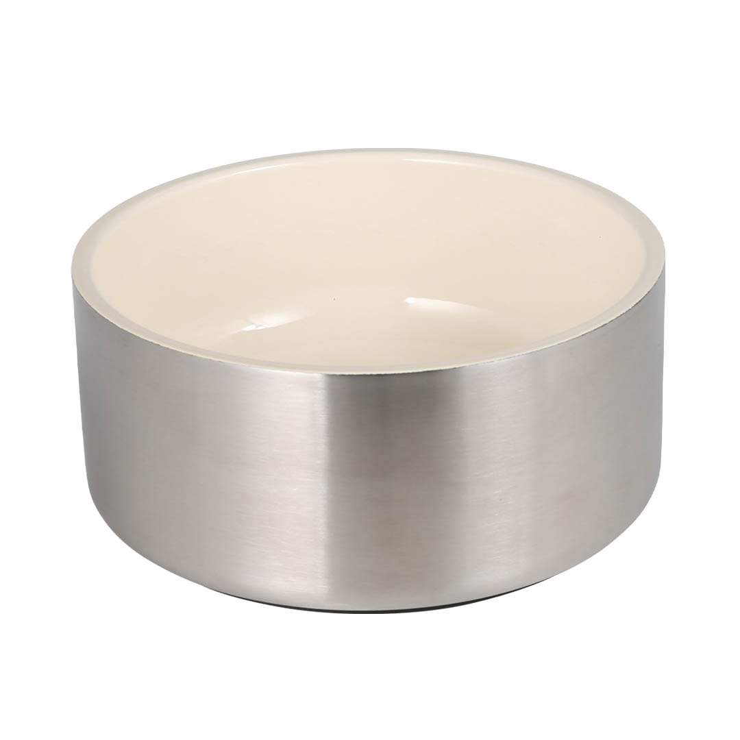 DOUBLE WALL DOG BOWL L STAINLESS