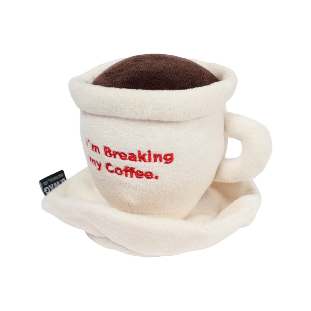 PLUSH TOY CUP AND SAUCER