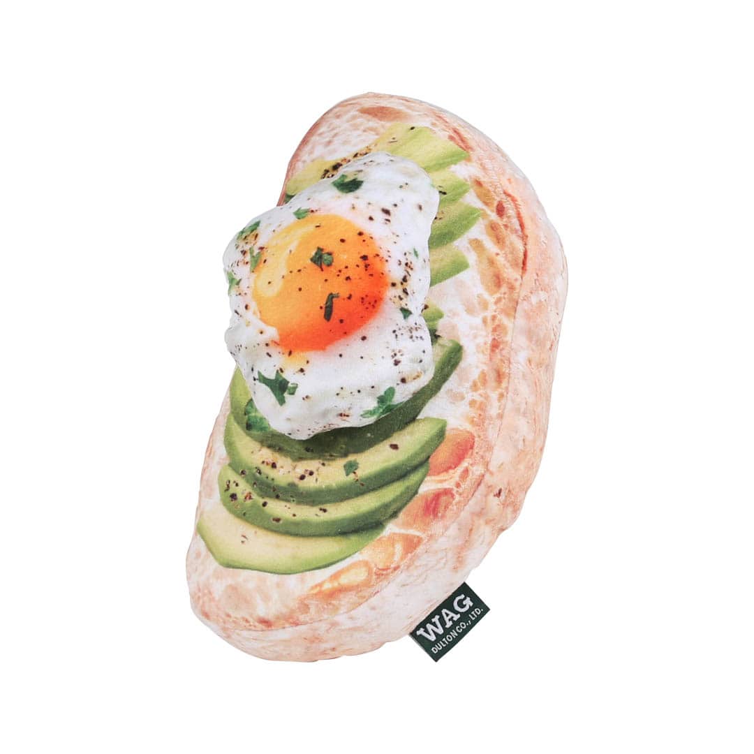 PLUSH TOY AVOCADO EGG TOAST