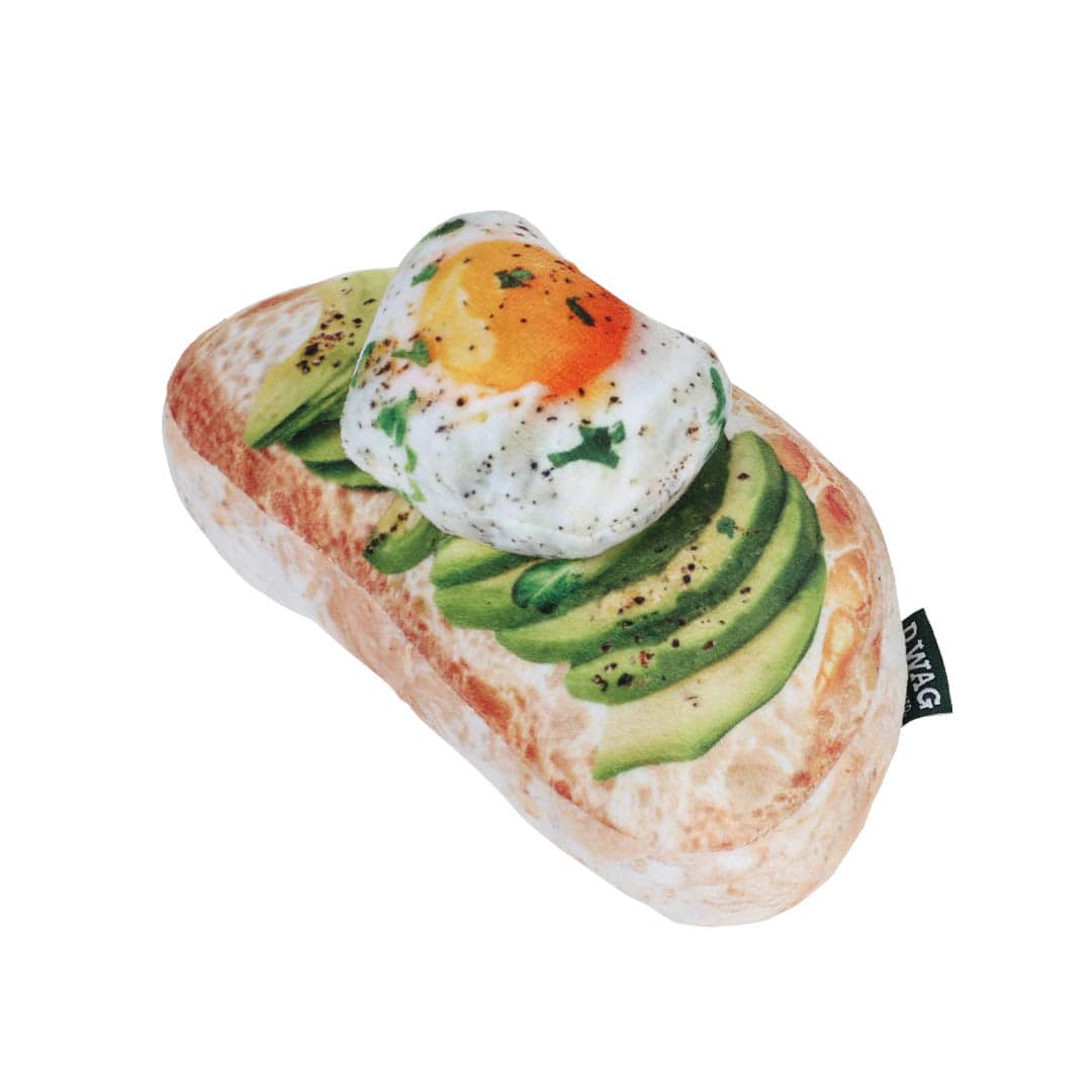 PLUSH TOY AVOCADO EGG TOAST