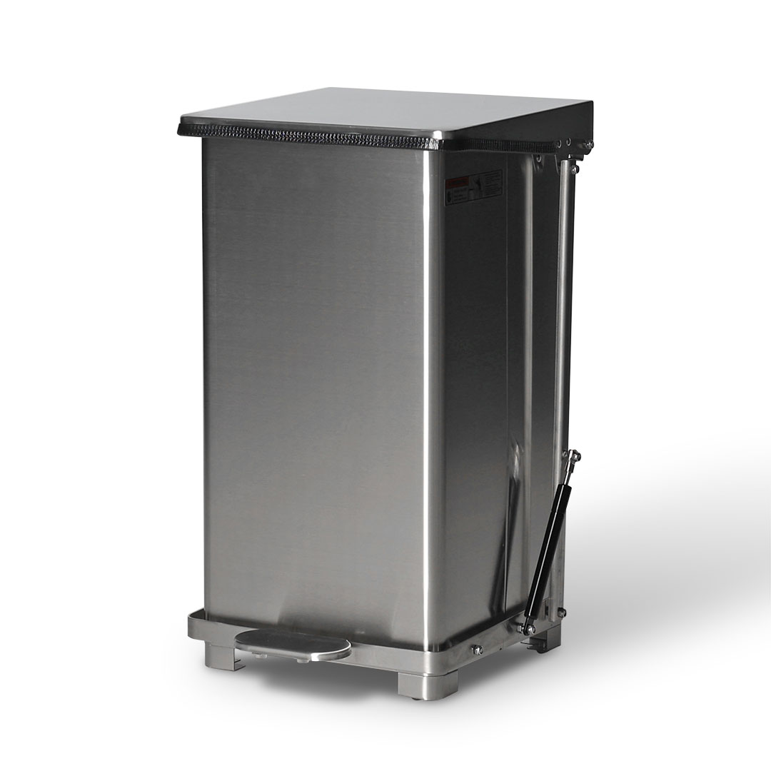 PEDAL BIN 45L STAINLESS