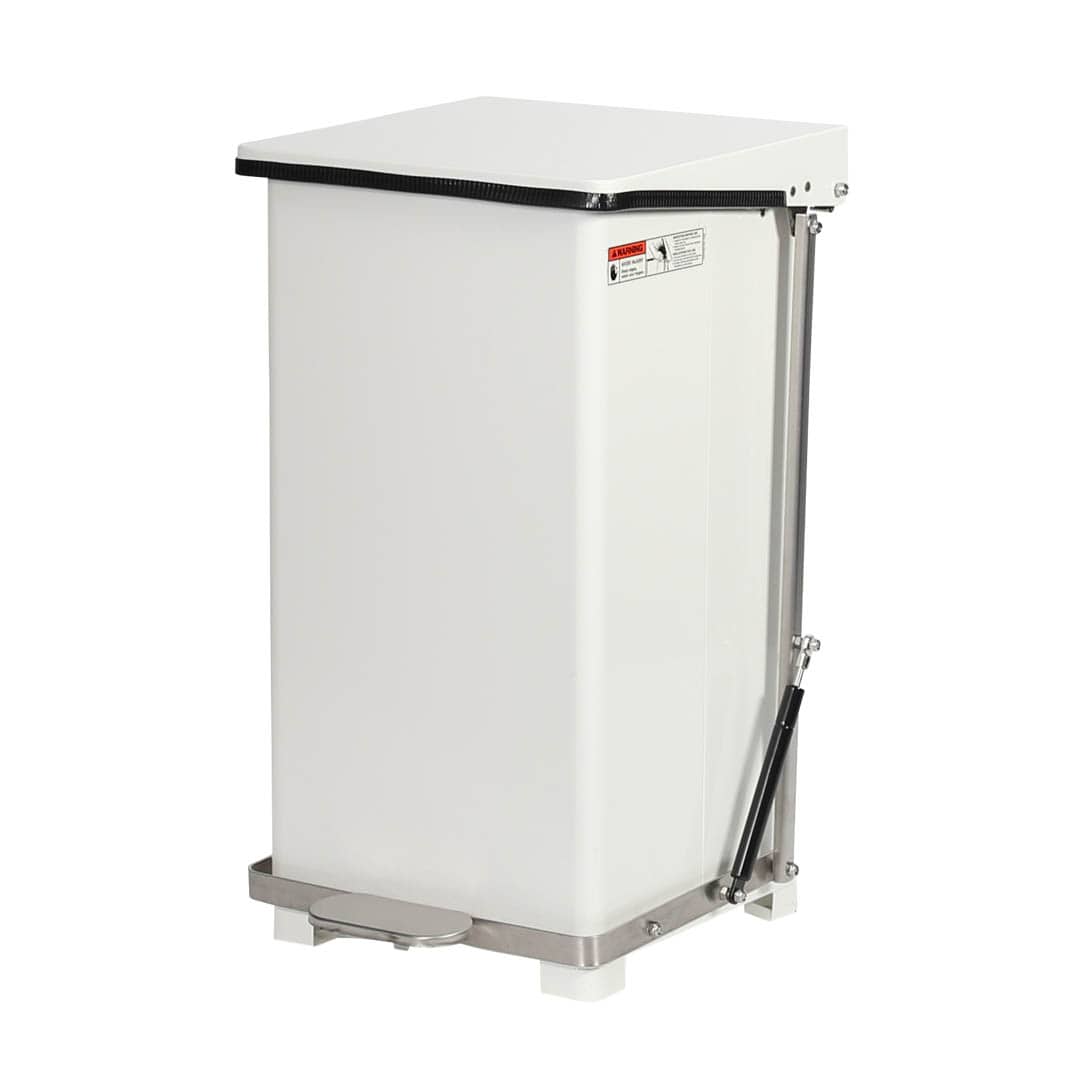 PEDAL BIN 45L WHITE