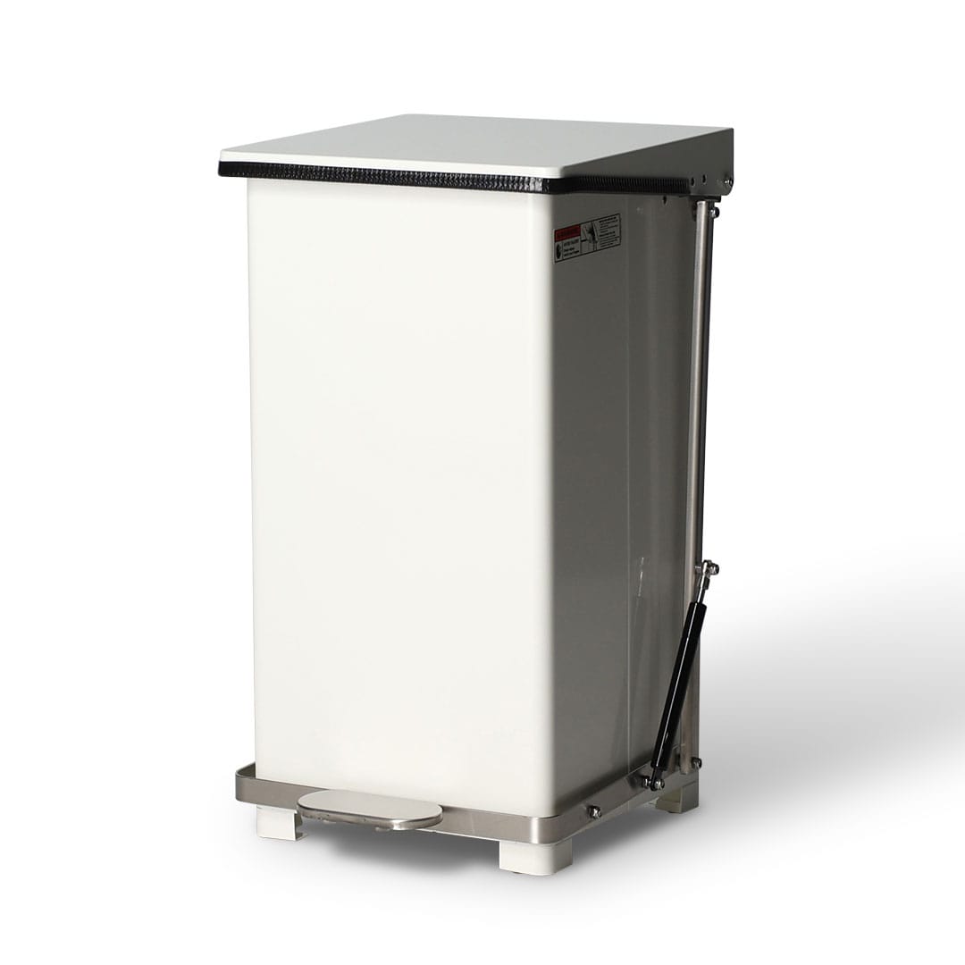 PEDAL BIN 45L WHITE