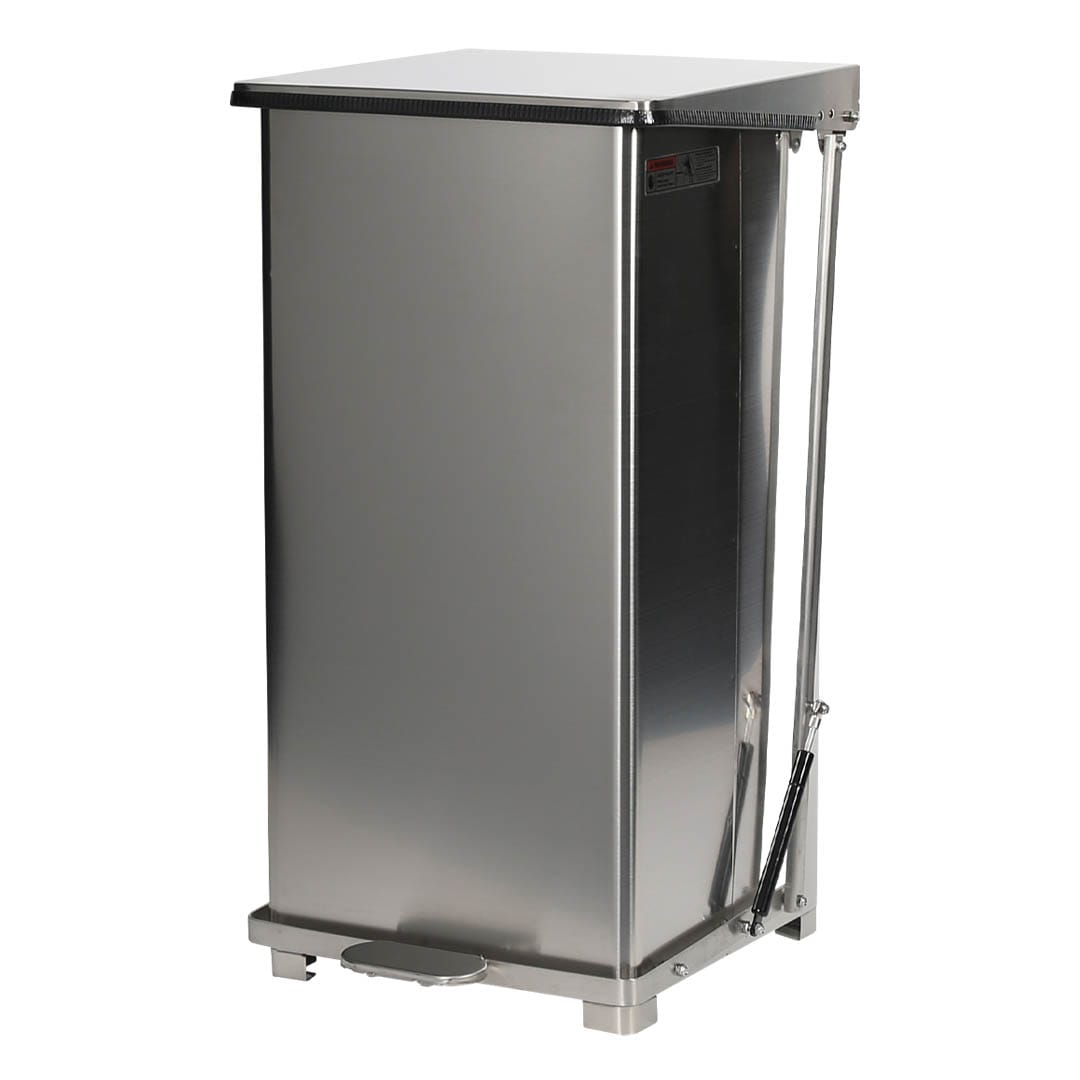 PEDAL BIN 90L STAINLESS