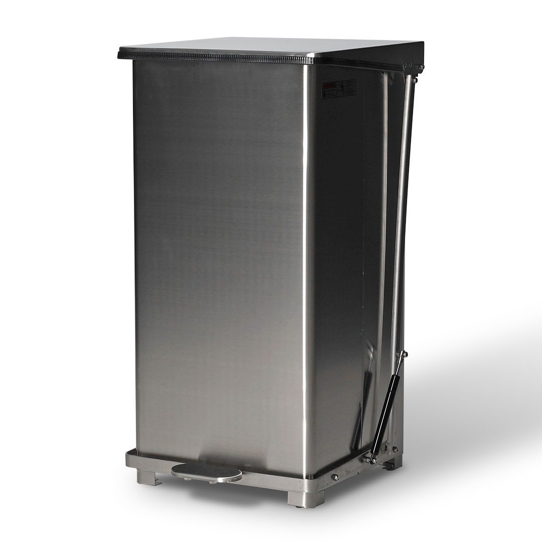 PEDAL BIN 90L STAINLESS