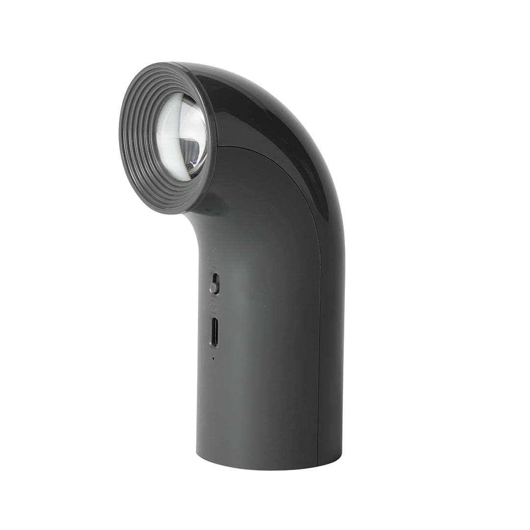 BENT TUBE LAMP GRAY