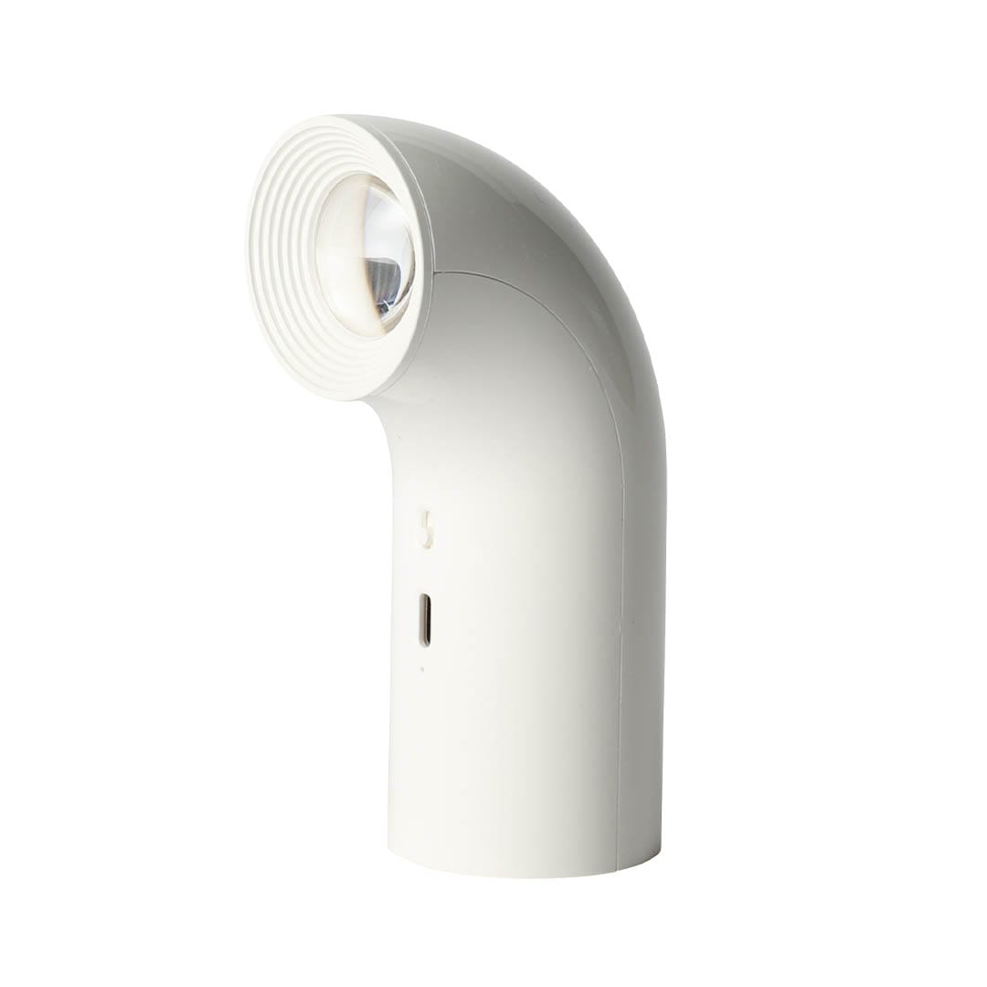 BENT TUBE LAMP WHITE