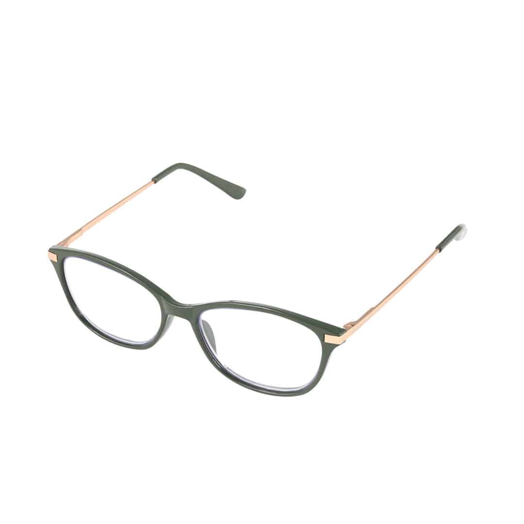 READING GLASSES MOSS GREEN 1.5