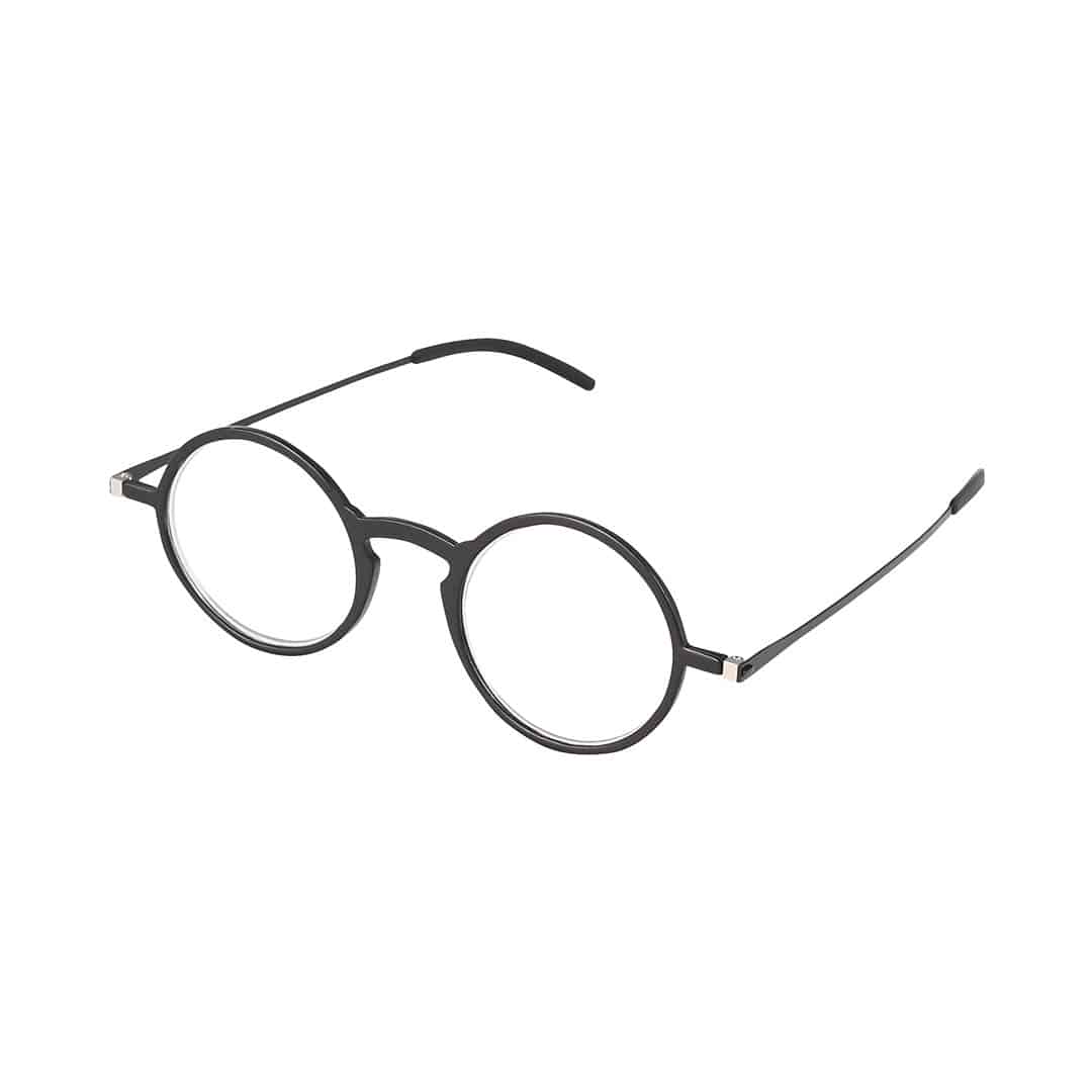 READING GLASSES THIN BLACK/BLACK 1.0