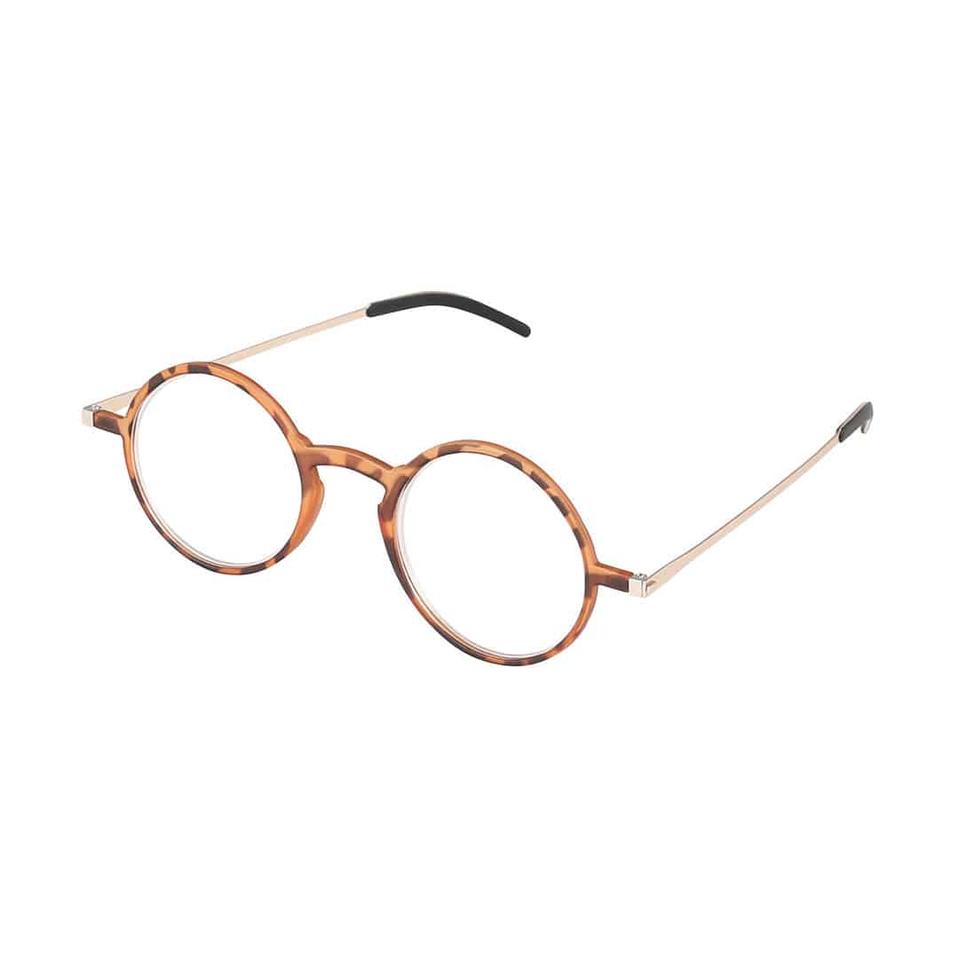 READING GLASSES THIN DEMI/GOLD 1.0