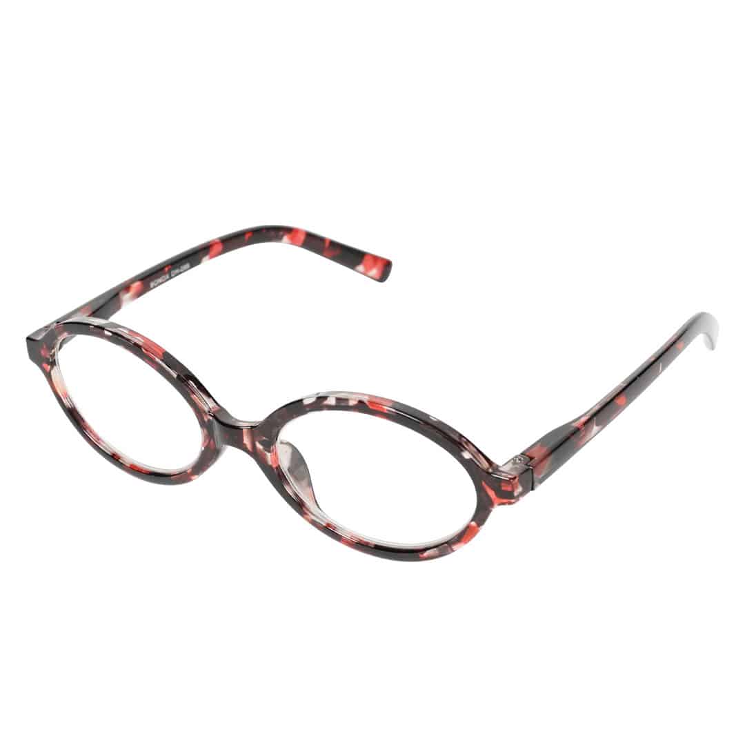 READING GLASSES BLACK RED 1.0