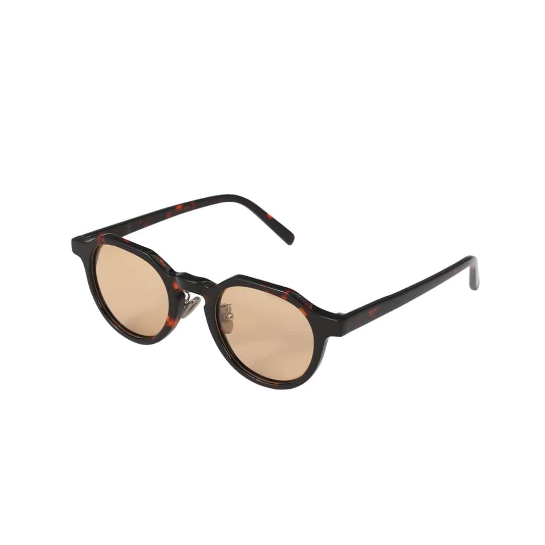 GLASSES WITH COLOR LENS TORTOISE/BROWN