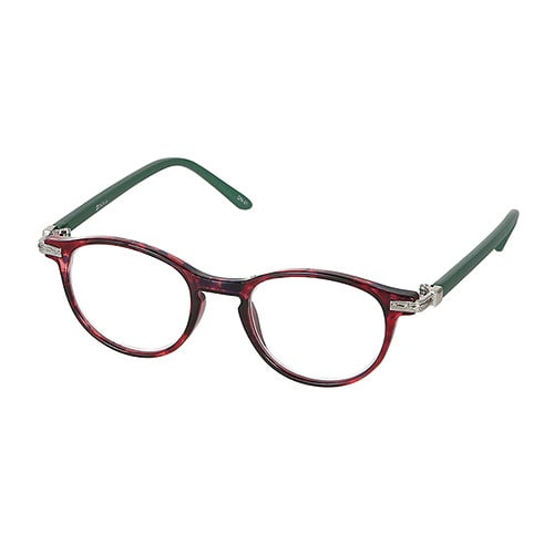 READING GLASSES PURPLE/GREEN 2.5