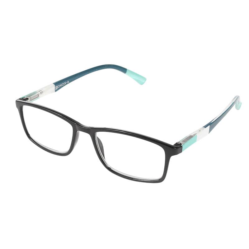 READING GLASSES BLACK/MINT 1.5