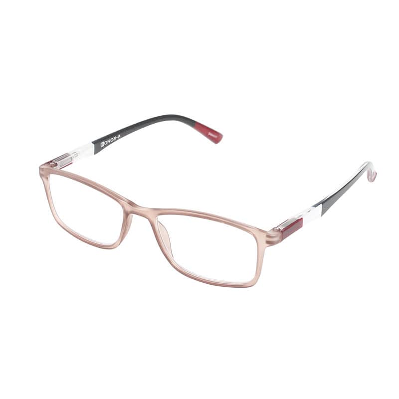 READING GLASSES SMOKE/RED 2.0