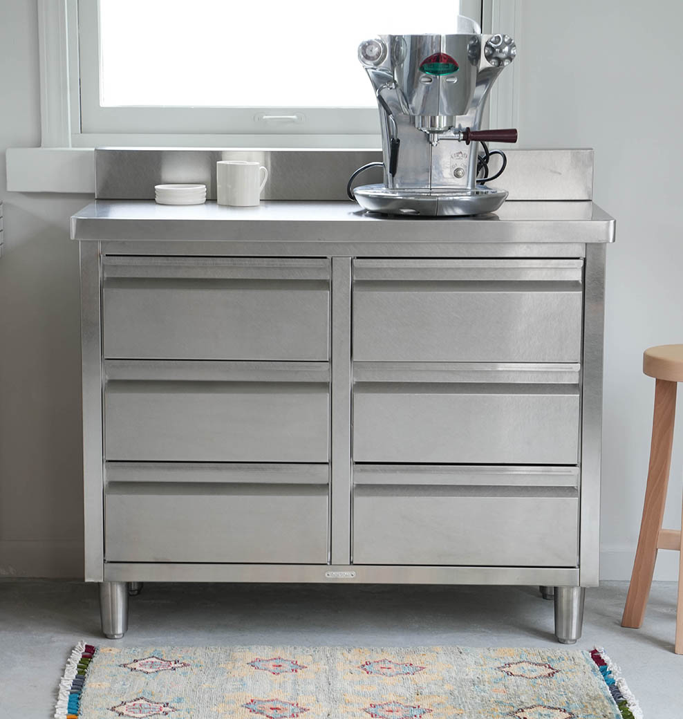 STAINLESS 6 DRAWERS