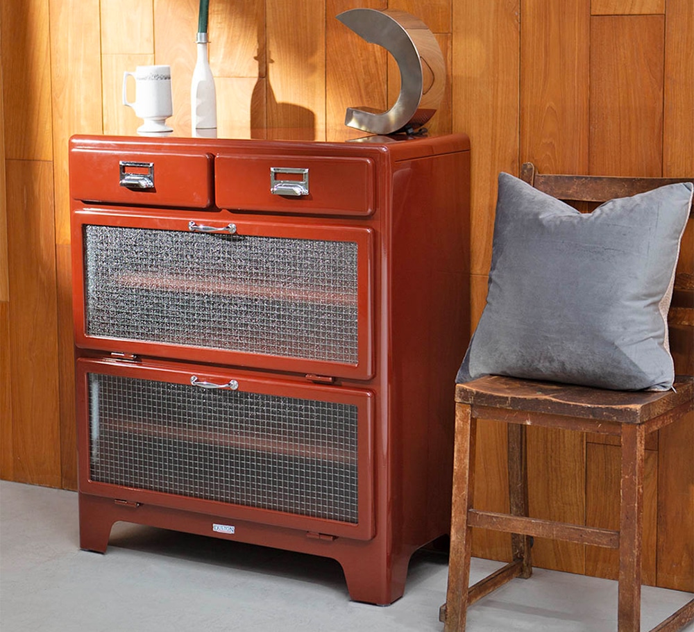 2 LAYER CABINET BRICK BROWN