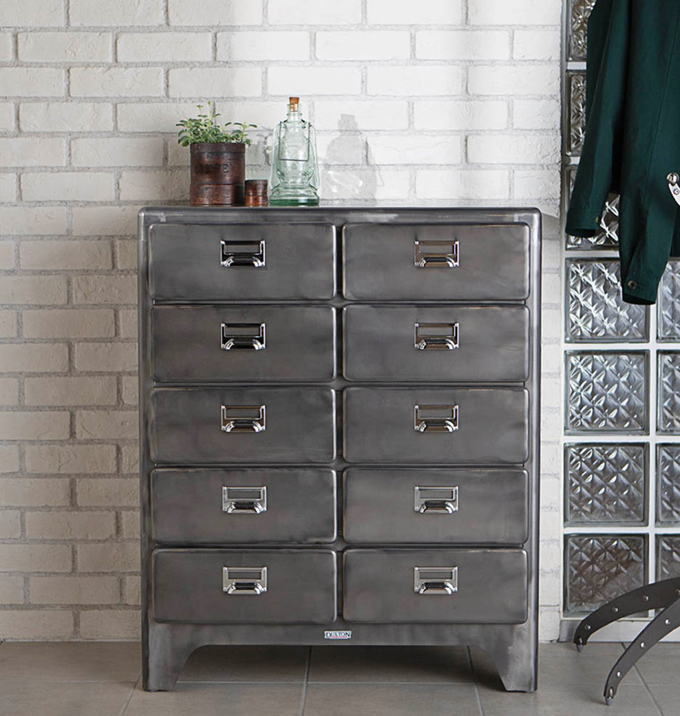 2 COLUMNS BY 5 DRAWERS RAW