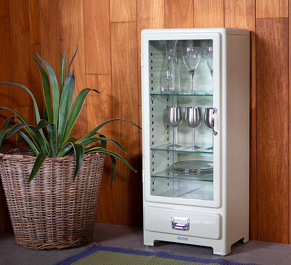 5 LAYER CABINET WITH DRAWER IVORY