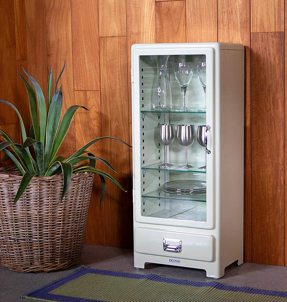 5 LAYER CABINET WITH DRAWER IVORY