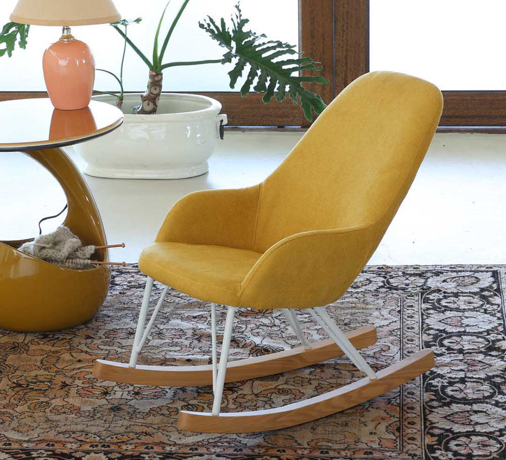 ROCKING CHAIR S YELLOW