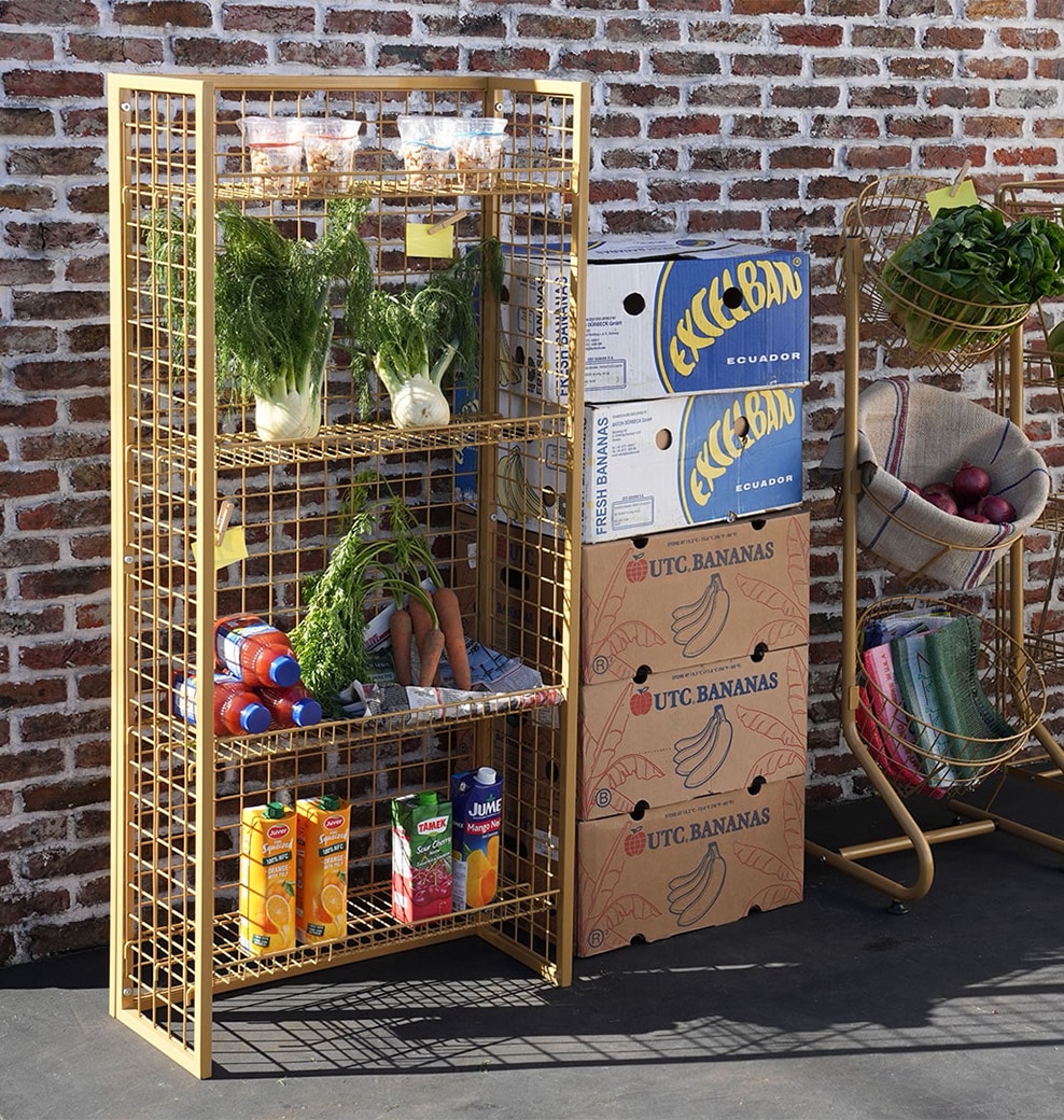 WIRE SHELF SAND BEIGE