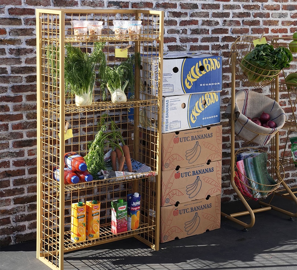 WIRE SHELF SAND BEIGE