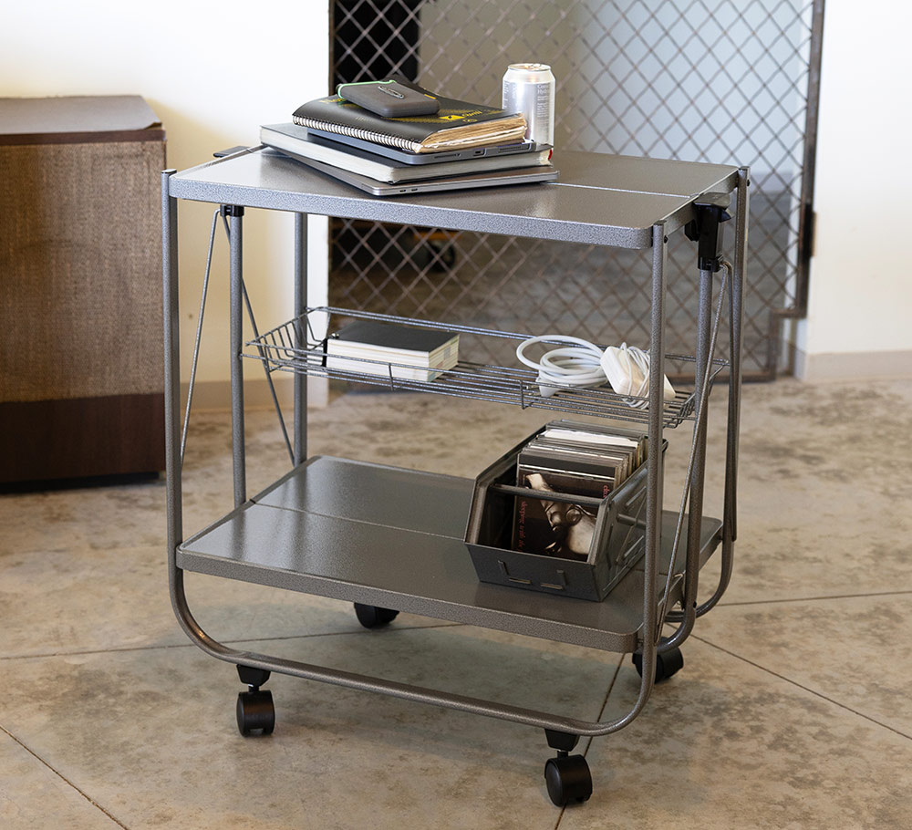 FOLDING TROLLEY BLACK