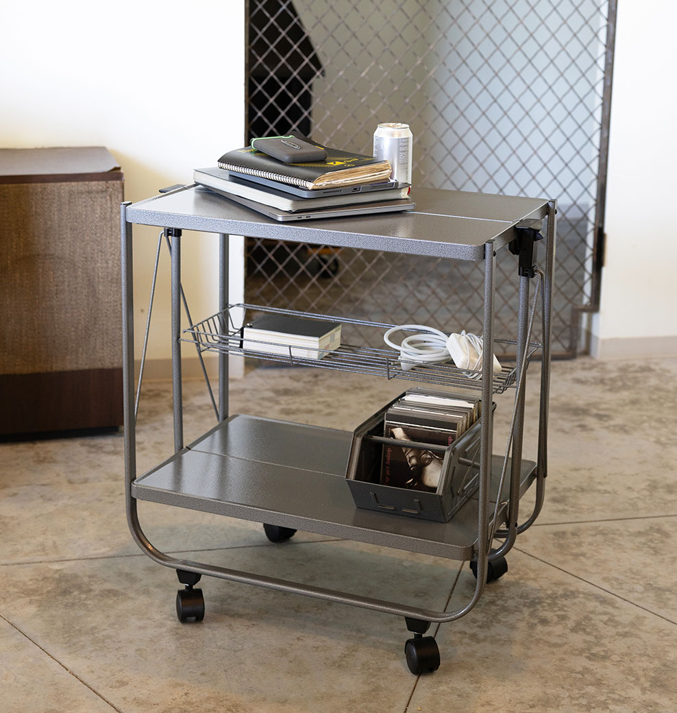 FOLDING TROLLEY BLACK