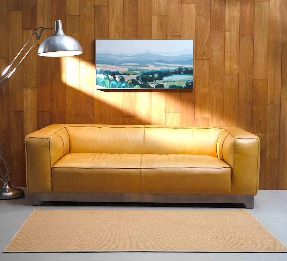 MASTER SOFA BROWN 3 SEATER