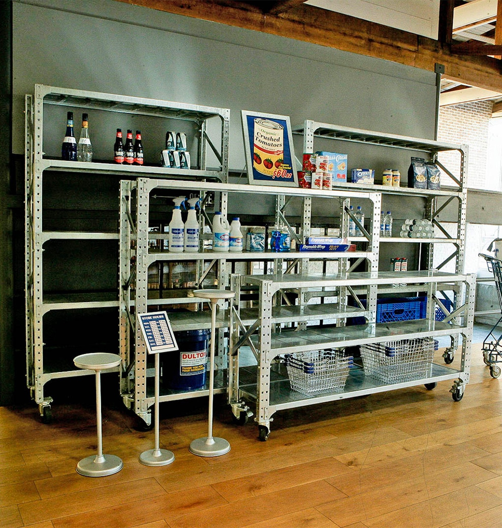 GALVANIZED SHELF DOUBLE