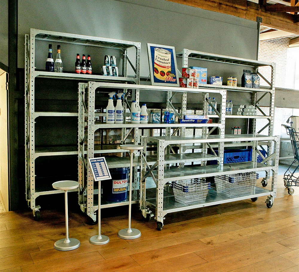 GALVANIZED SHELF DOUBLE