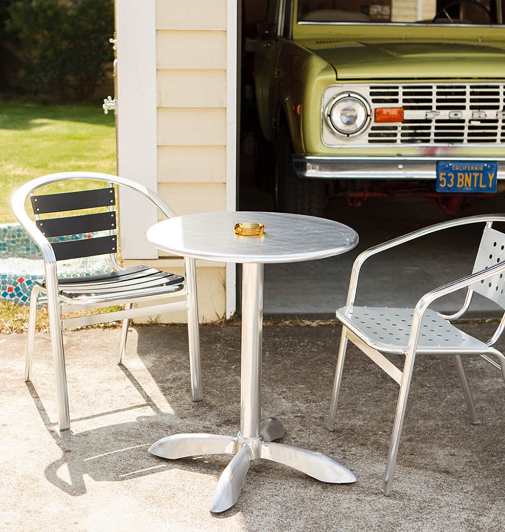 ALUMINUM ROUND TABLE 60