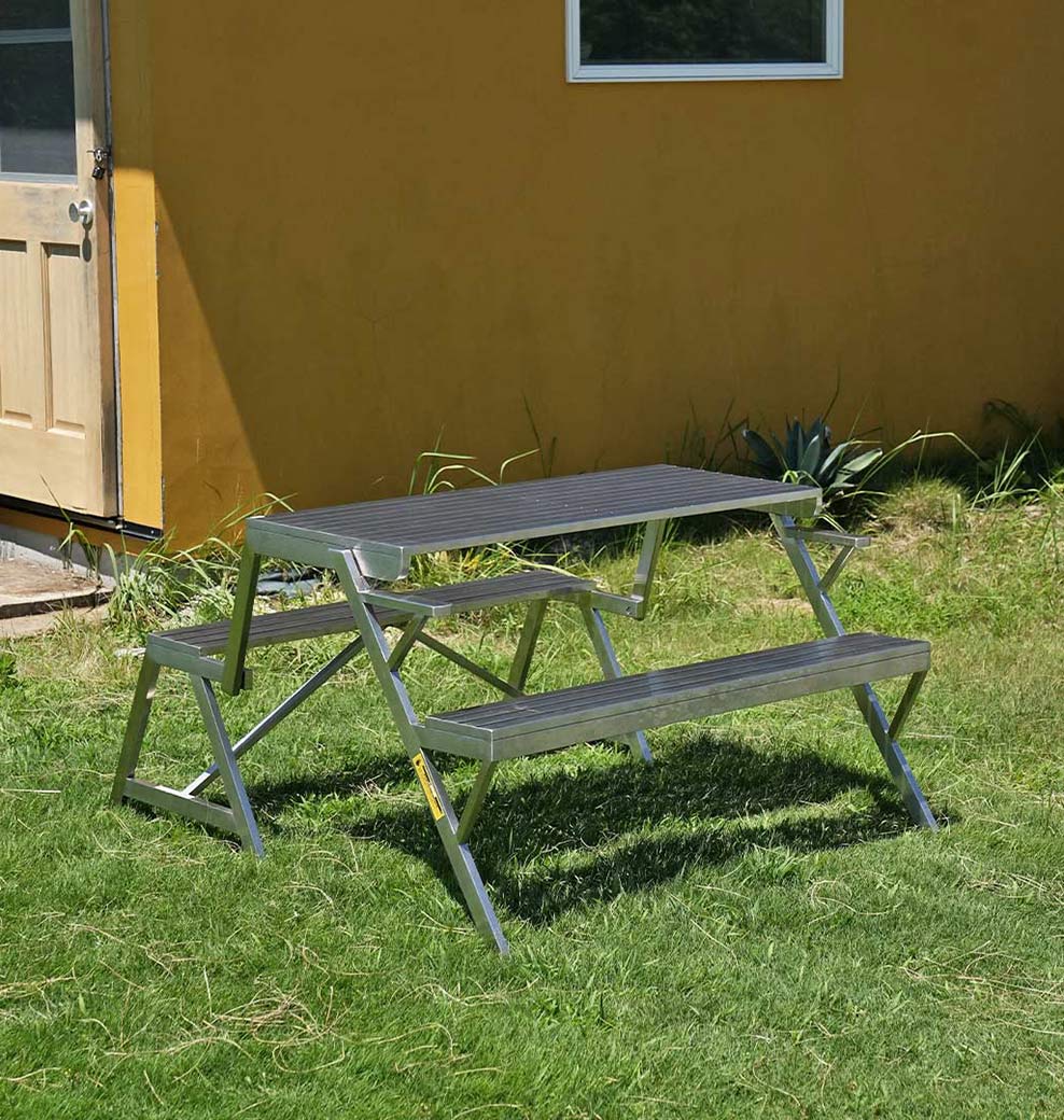 STAINLESS TABLE & BENCH DOUBLE