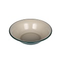 ENAMELED DEEP PLATE GREEN